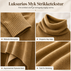 🔥 50% RABATT | Elegant strikket sjal med løs og flatterende passform