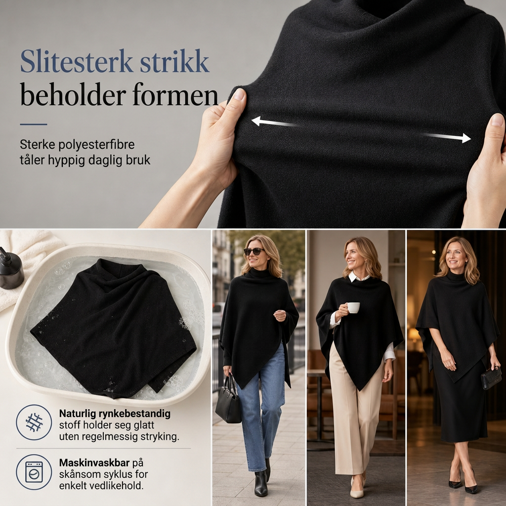 🔥 50% RABATT | Elegant strikket sjal med løs og flatterende passform