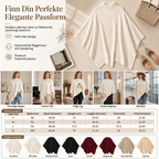 🔥 50% RABATT | Elegant strikket sjal med løs og flatterende passform