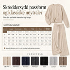 🔥 50% RABATT | Mykt strikket 2-delt sett med kardigan og vide bukser
