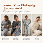 🔥 50% RABATT | Mykt 2-delt loungesett med rund hals & vide bukser