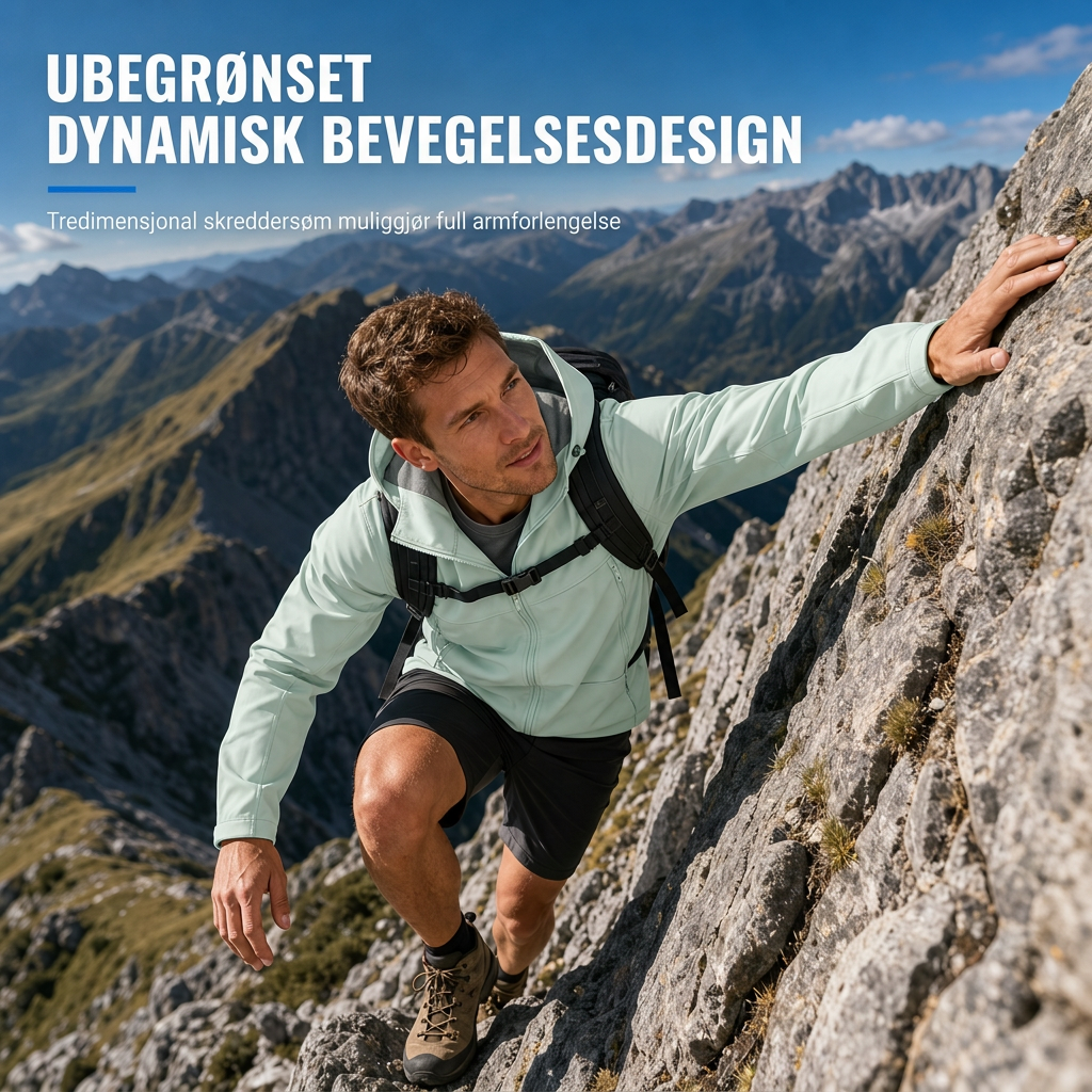 🔥 50% RABATT | Unisex softshelljakke med hette – vannavstøtende & pustende