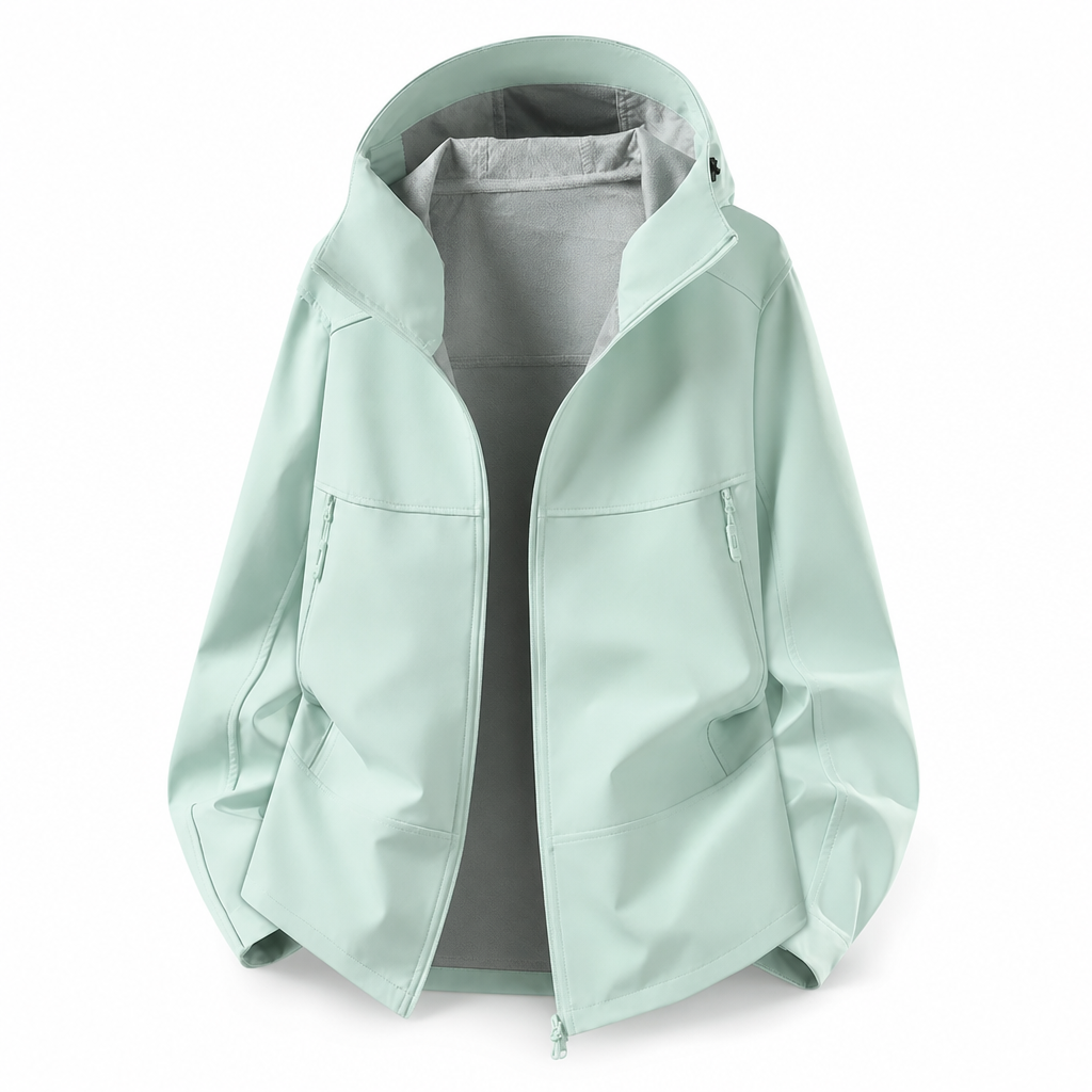 🔥 50% RABATT | Unisex softshelljakke med hette – vannavstøtende & pustende
