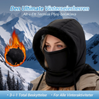 ❄️ 50% RABATT | 3-i-1 varmfôret vinterbalaklava – hette, ansiktsdeksel & halsvarmer