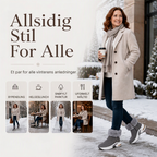 ❄️ 50% RABATT | Varmfôrede vinterstøvler med plattform, glidelås & godt grep