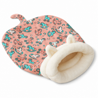 🐾 50% RABATT | Varm kjæledyrhule med myk plysj – sovepose for katt & liten hund