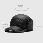 🧢 50 % RABATT 🐑 Herre vintercaps med øreklaffer – varm fleecefôret caps med vindtett design