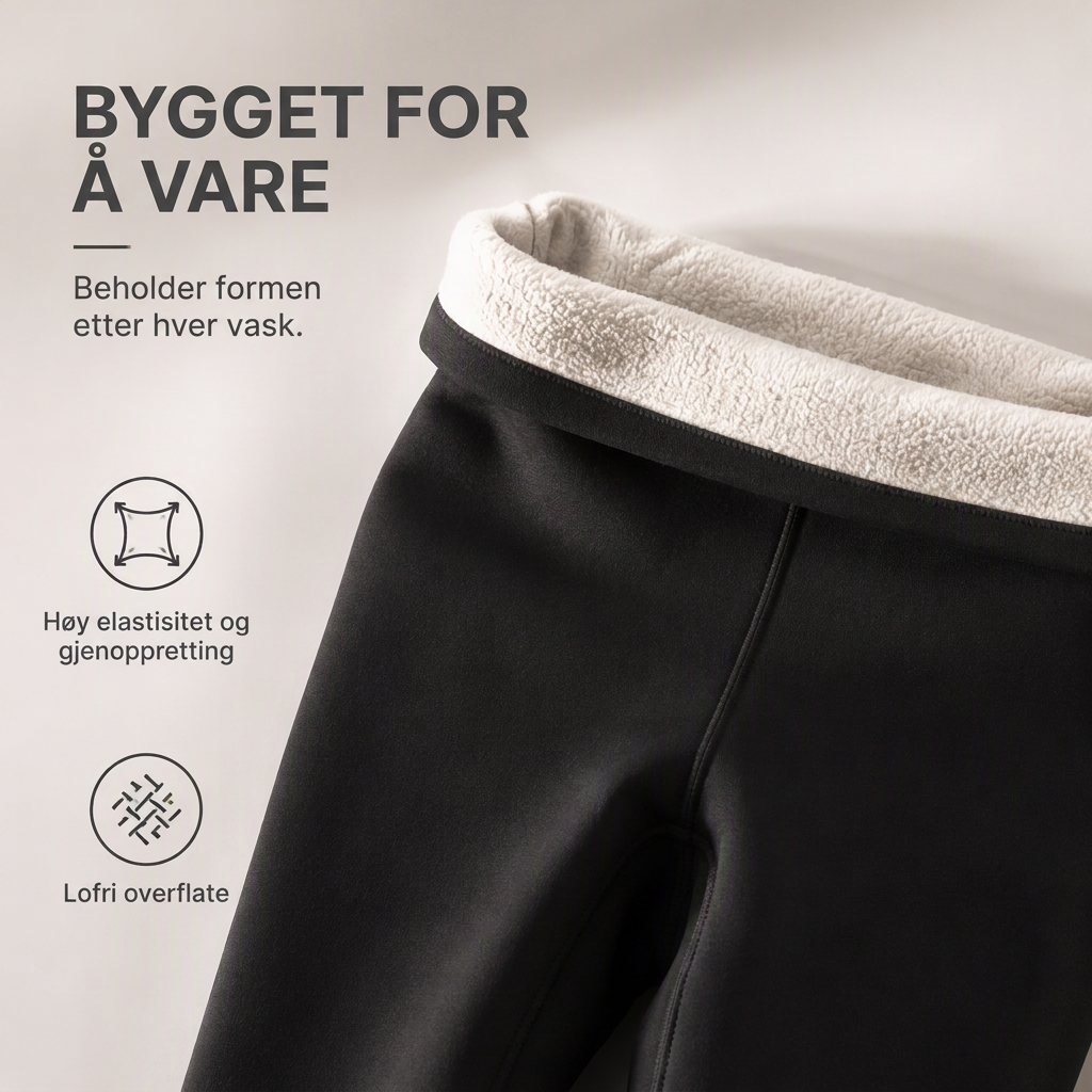 🔥 50 % RABATT ❄️ Termiske leggings med høy midje for kvinner – varmende, formende & elastiske