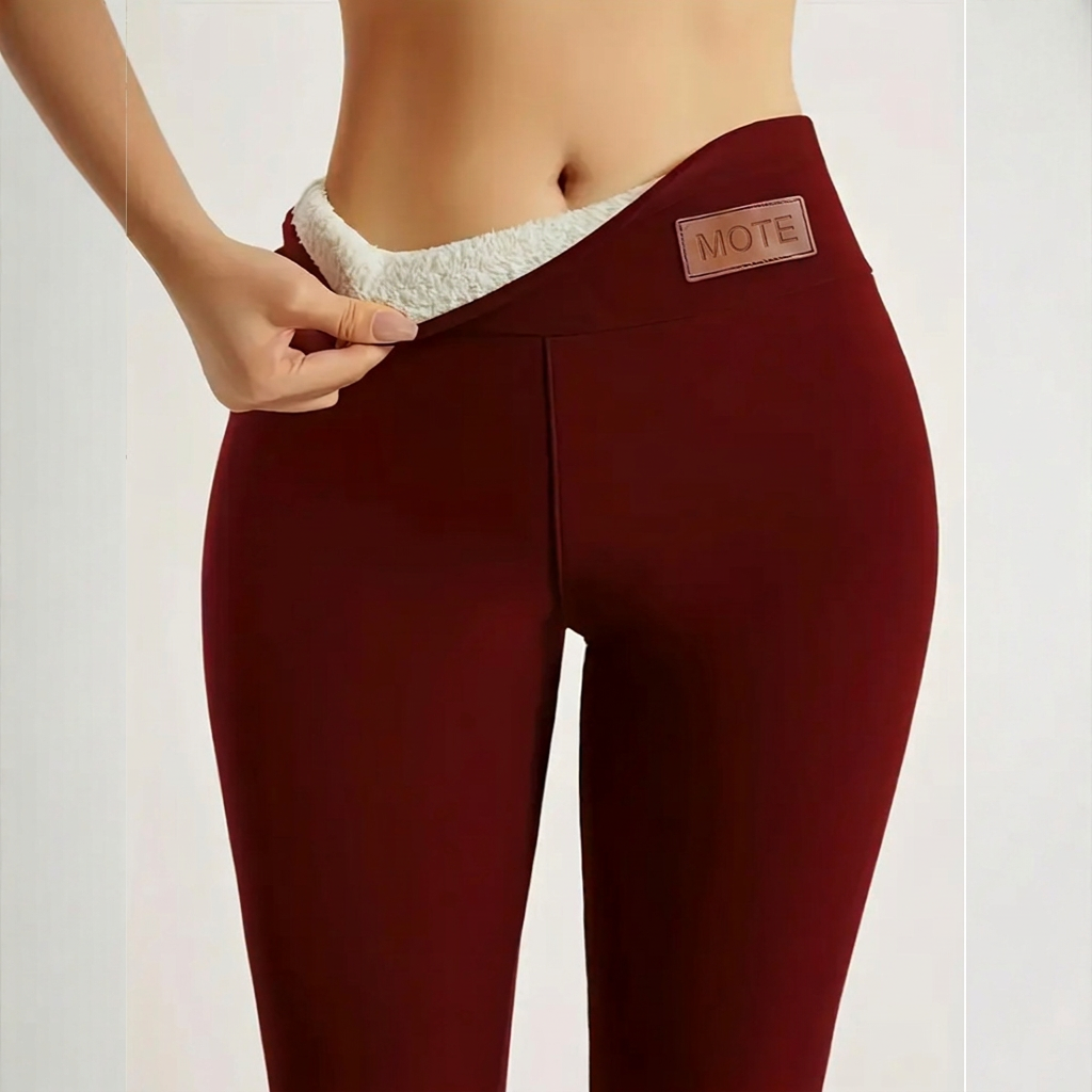 🔥 50 % RABATT ❄️ Termiske leggings med høy midje for kvinner – varmende, formende & elastiske
