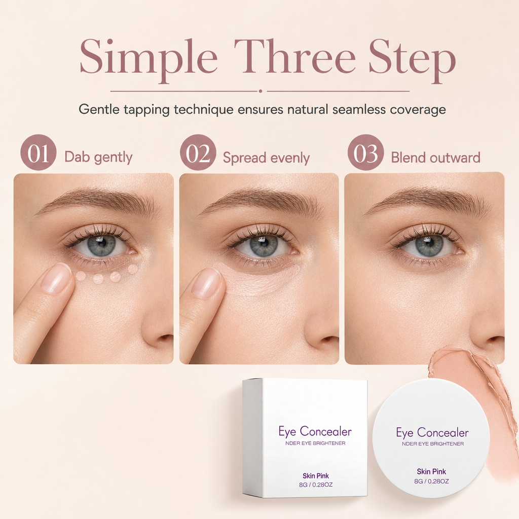 Pink Tone Under Eye Concealer for a Brightened and Radiant Look