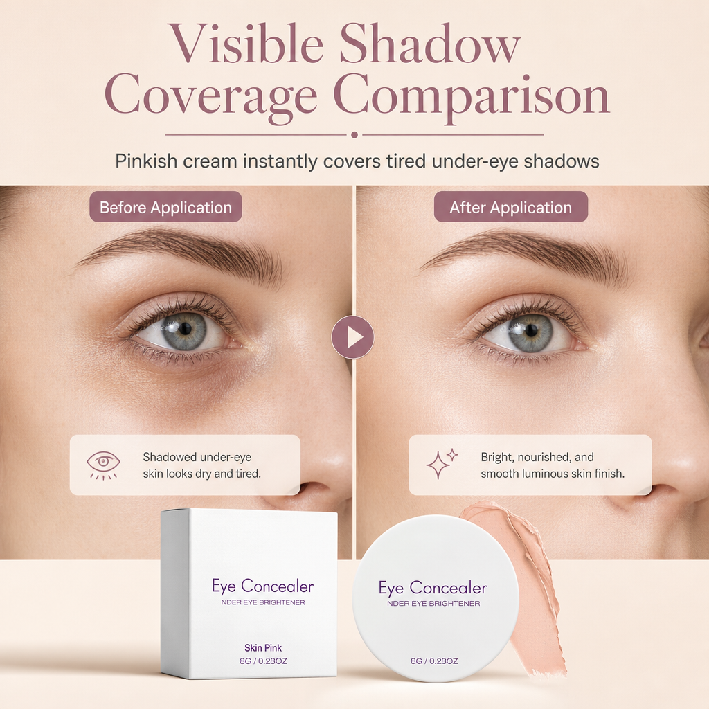 Pink Tone Under Eye Concealer for a Brightened and Radiant Look